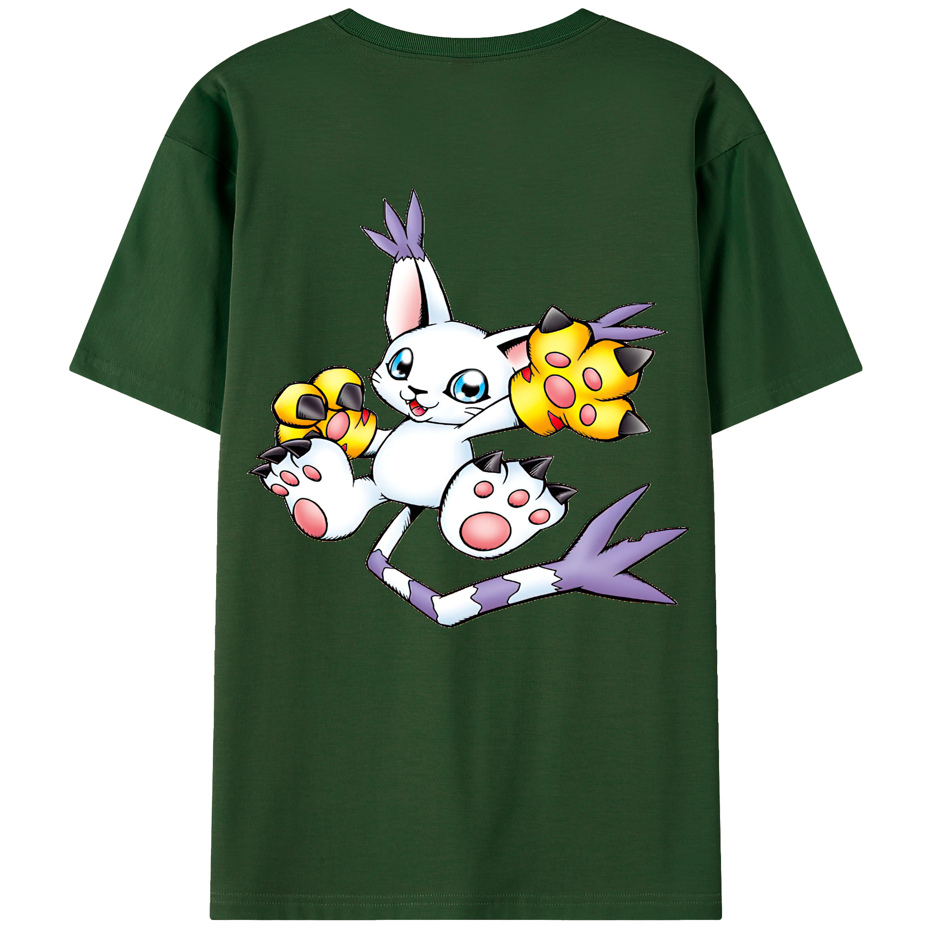（画像用） Digimon デジタルモンスター/デジモン 綿100％半袖Tシャツ（背面プリント）